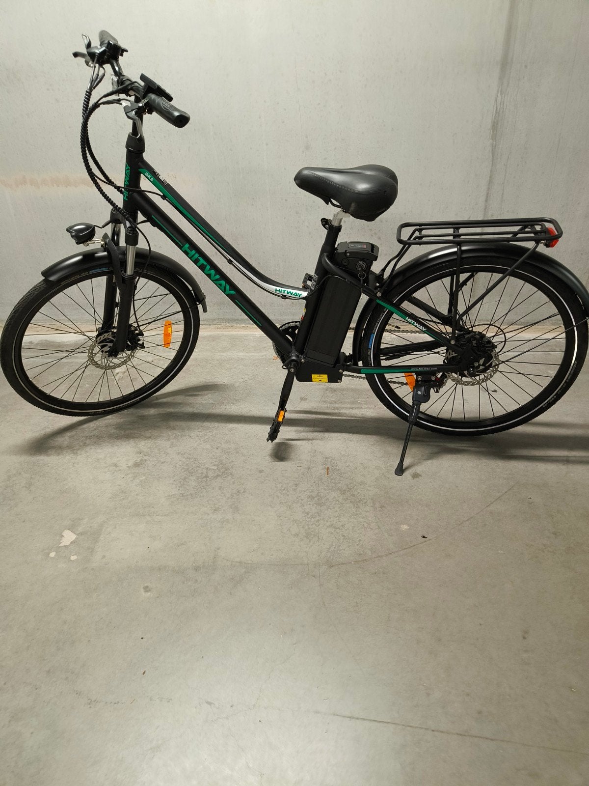 Elektrische damesfiets Hitway zo goed als nieuw, Fietsen en Brommers, Ophalen
