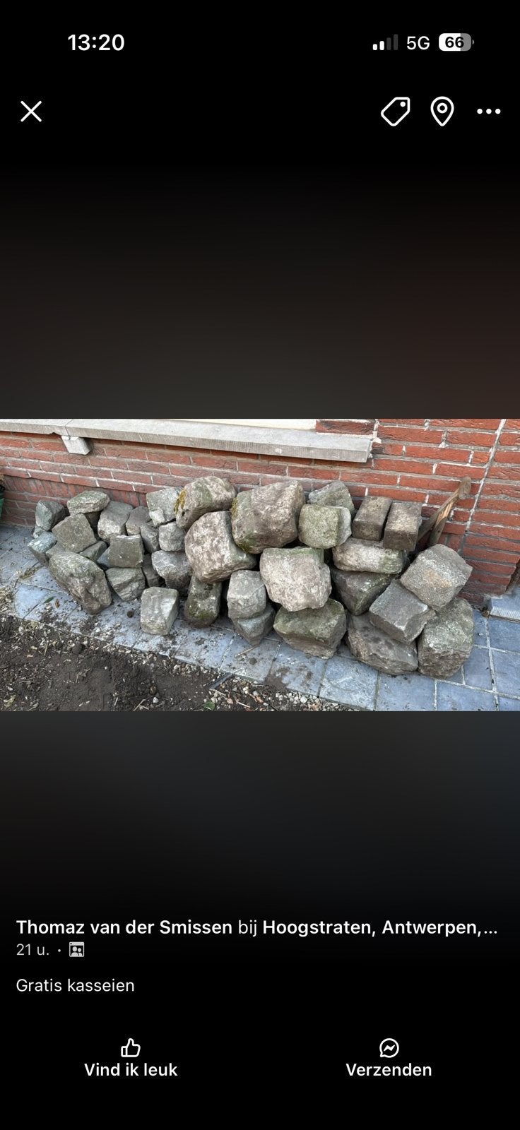 Gratis kasseien, Enlèvement, Comme neuf