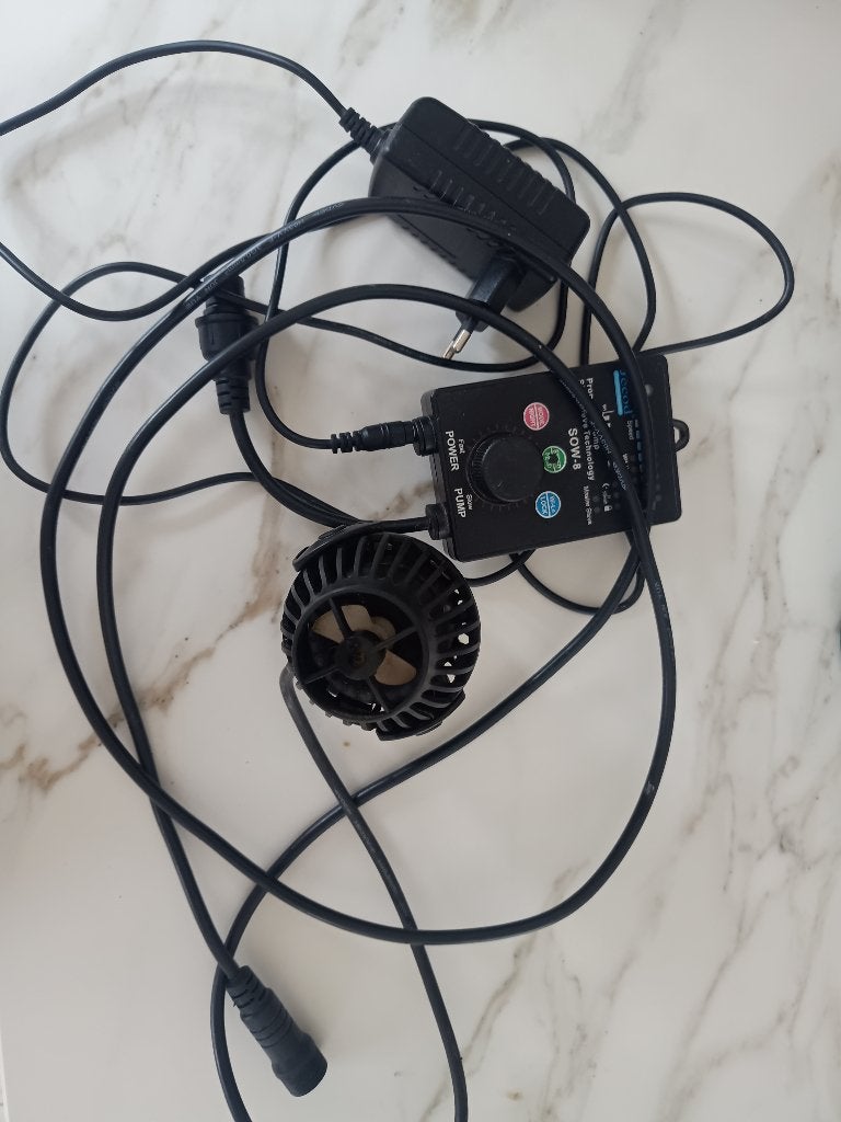 Jecod SOW8 + controller (Stromingspomp/wavemaker), Dieren en Toebehoren, Ophalen of Verzenden, Inclusief controller, Gebruikt