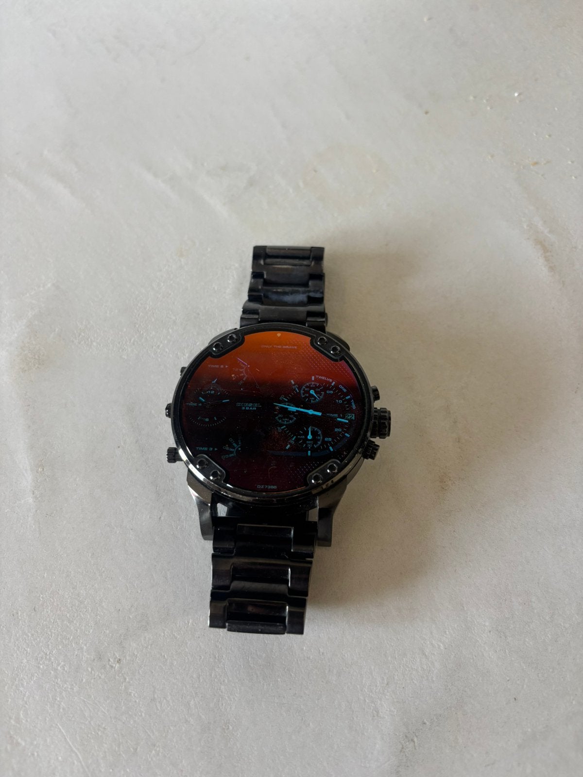 Diesel Heren Chronograaf Horloge Mr. Daddy 2.0, Ophalen, Staal, Polshorloge