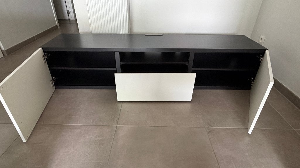 Meuble TV Besta (IKEA), 25 à 50 cm, Moins de 100 cm, 150 à 200 cm, Comme neuf