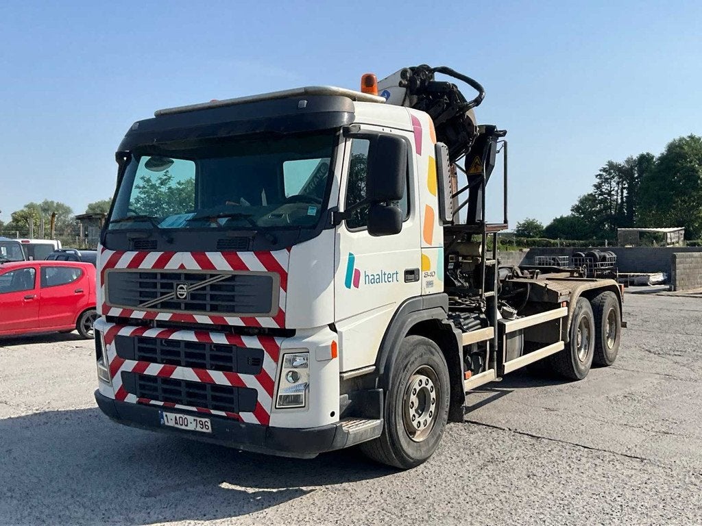 2011 Volvo FM/FH 6X4R 9.0 Vrachtwagen met kraan en container, Overige brandstoffen, Bedrijf, Volvo, Te koop