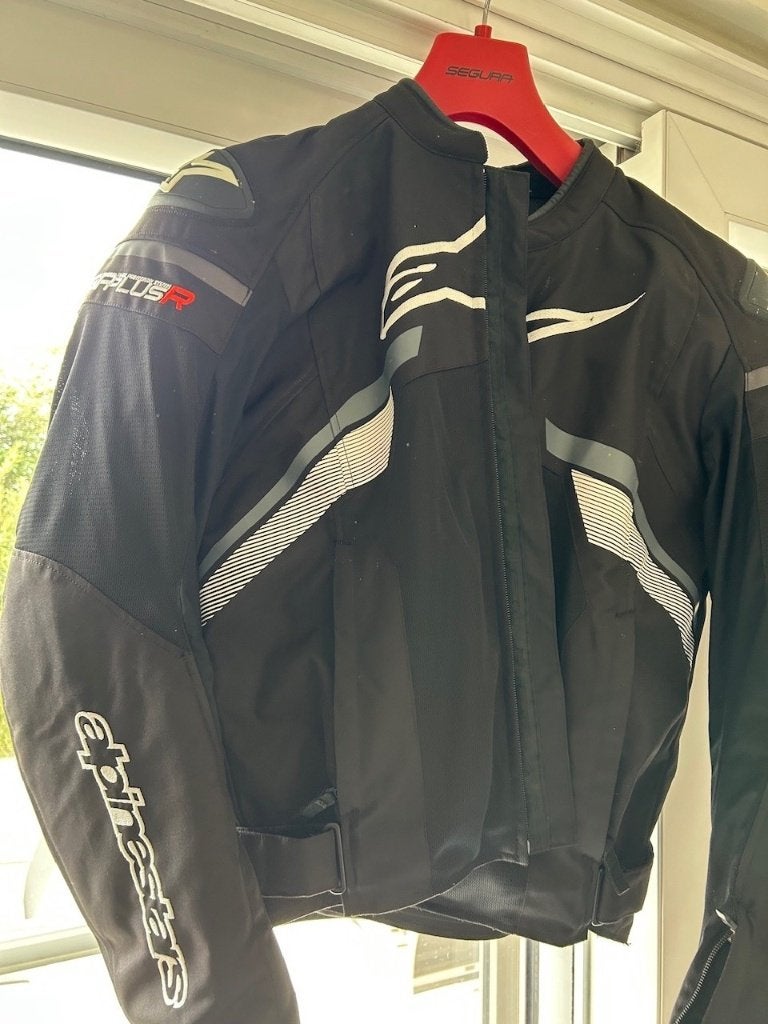 ALPINESTARS T-GP Plus R V3 Airjack zwart Maat L, Motoren, Jas | textiel, Heren, Ophalen of Verzenden, Alpinestars