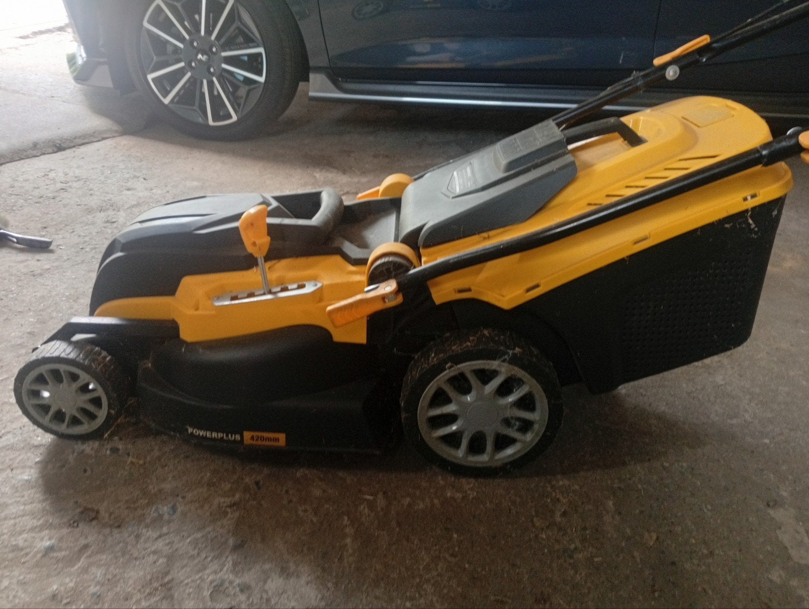 Grasmachines power plus, Ophalen