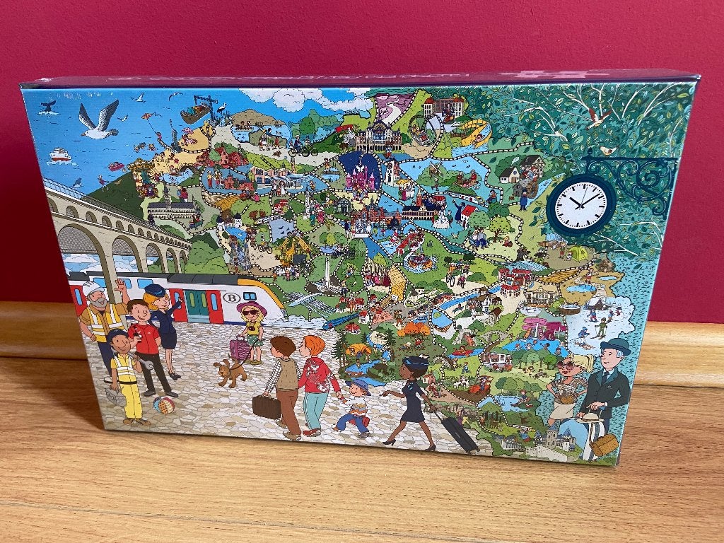 Puzzle Collector SNCB (1500 pièces) sous cellophane, Hobby en Vrije tijd, Denksport en Puzzels, Nieuw, Legpuzzel, 500 t/m 1500 stukjes