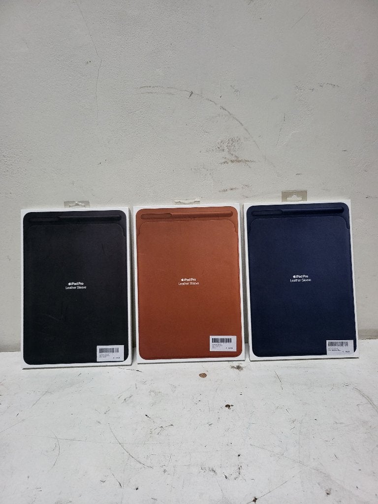 Apple Leren Sleeve iPad Pro 10,5 inch Zwart-Bruin-Blauw, 10 inch, Apple Ipad Pro 10,5 Inch, Nieuw, Bescherming voor- en achterkant