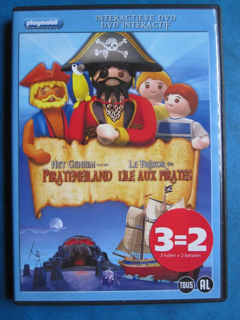 Playmobil - Le secret de l'île aux pirates, CD & DVD, DVD | Enfants & Jeunesse, Enlèvement ou Envoi, Tous les âges, Comme neuf