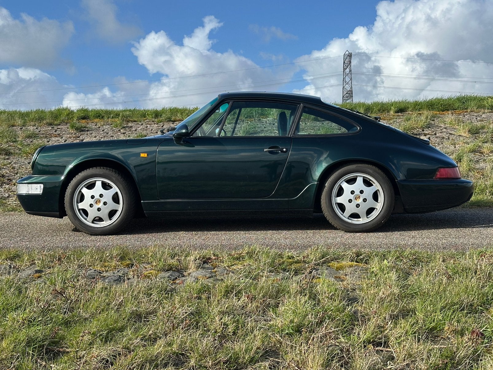 Porsche 911 Carrera Coupé 964, Cuir, Achat, Boîte manuelle, Noir