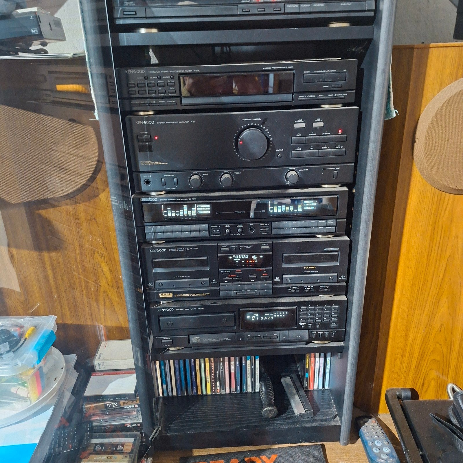 stereo kenwood, Overige merken, Dvd-speler, Zo goed als nieuw, Losse componenten
