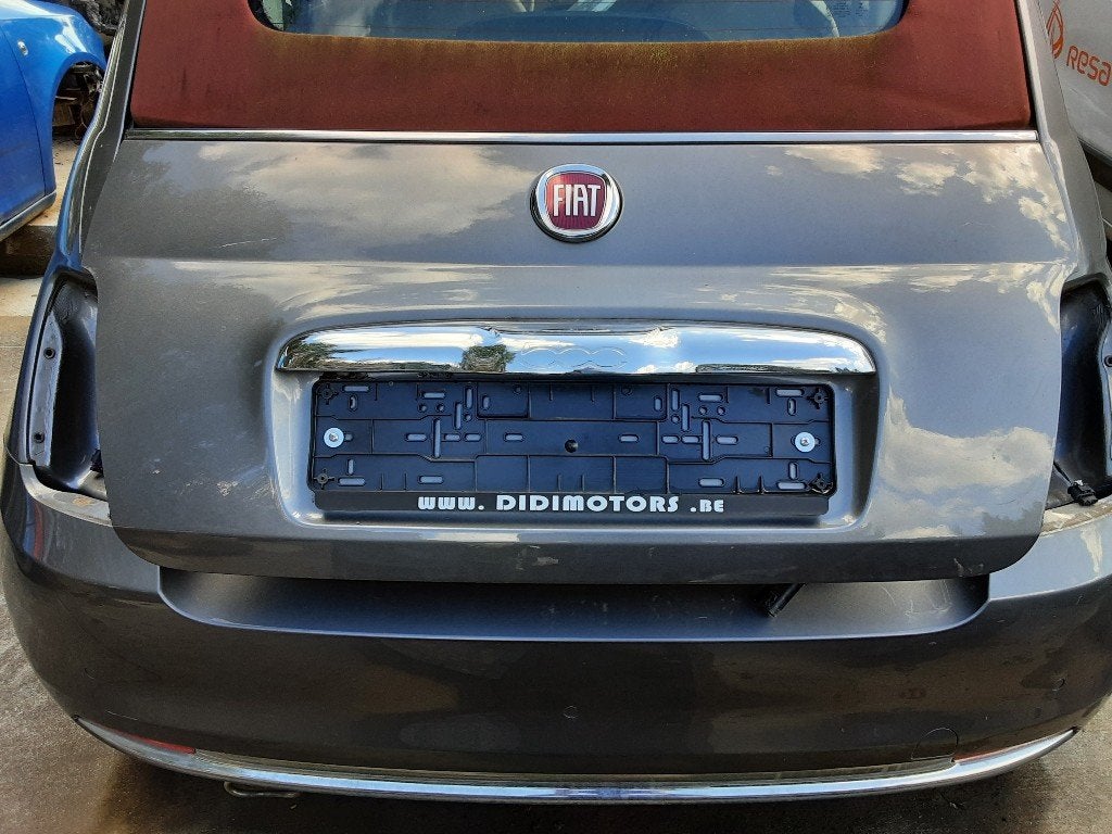 HAYON ARRIÈRE / MALLE Fiat 500C (312) (01-2009/-), Mevr. I. Hauben, Haillon arrière, Utilisé, Fiat
