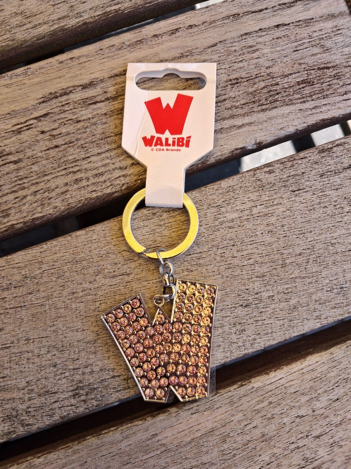 Nieuwe Walibi Sleutelhanger met roze steentjes., Collections, Enlèvement, Neuf