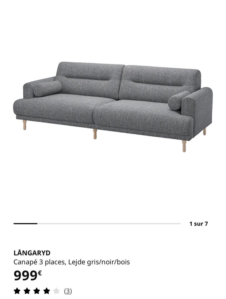 Ton prochain canapé, Huis en Inrichting, Zetels | Zetels, Ophalen, Style Suedois, Driepersoons, 75 tot 100 cm