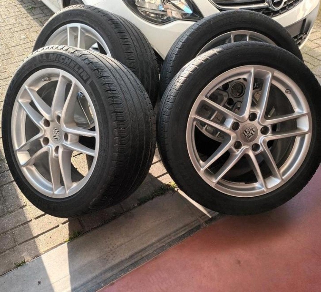 Orginele breedset porsche velgen in perfecte staat!!!, Auto-onderdelen, Banden en Velgen, Ophalen, Band(en)