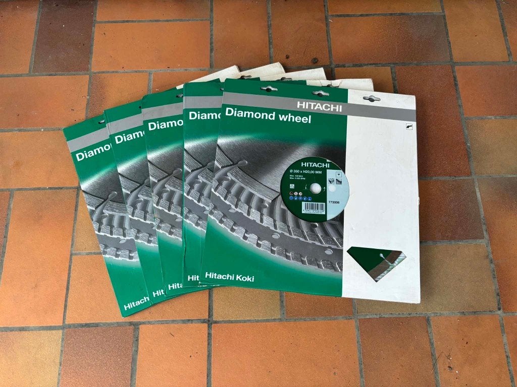 Lot de 5 disques diamant à couper, Bricolage & Construction, Enlèvement, Neuf