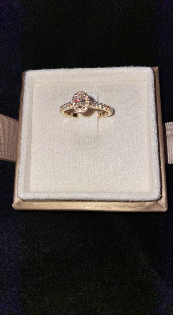 Ring, Handtassen en Accessoires, Ringen, Ophalen of Verzenden, Zo goed als nieuw