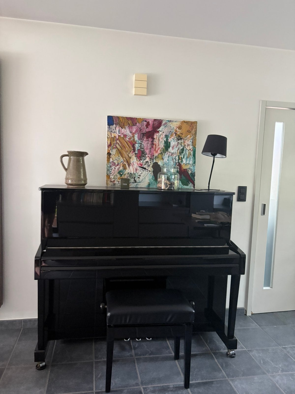 Steinberg economy met pianokruk, Muziek en Instrumenten, Ophalen, Zo goed als nieuw, Piano