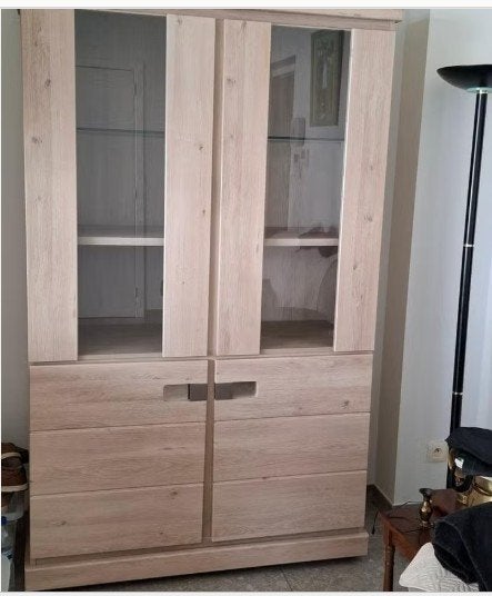 Joli bar/vitrine, Maison & Meubles, Armoires | Vitrines, Enlèvement, Comme neuf, Verre, Avec porte(s)