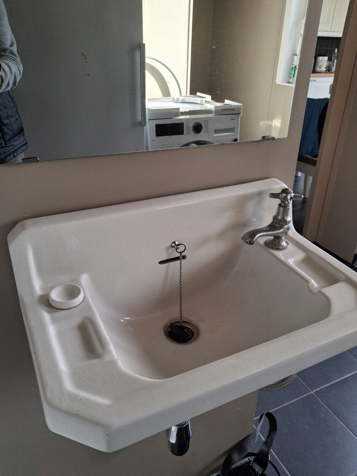 vintage lavabo en spiegel, Enlèvement