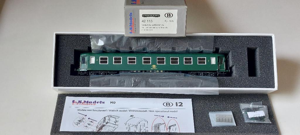 SNCB/NMBS LS MODELS VOITURE I2  SCHLIEREN A8*HO*DC N 42113, Neuf, Autres marques, Analogique, Courant continu