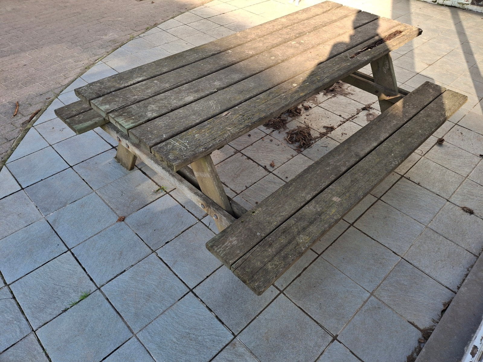 picknicktafel 2m, Ophalen