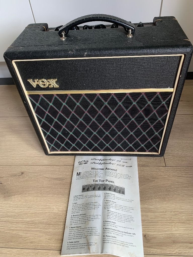 Ampli de guitare légendaire Vox Pathfinder 15R, Musique & Instruments, Enlèvement, Utilisé, Guitare, Moins de 50 watts