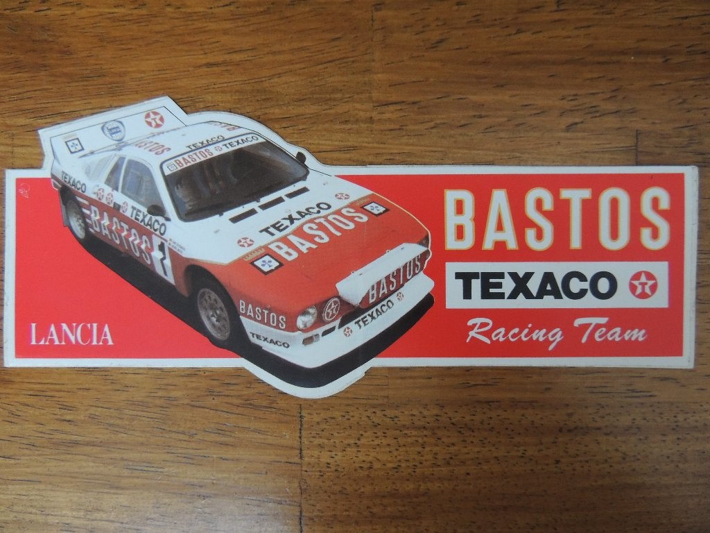 Lancia rally racing team sticker, Collections, Envoi, Comme neuf, Voiture ou Moto