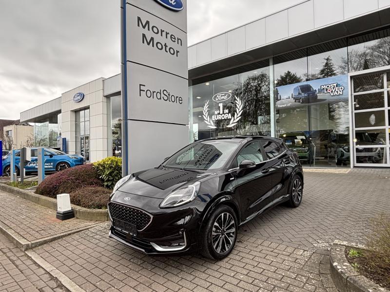 Ford Puma ST-LINE VIGNALE MHEV Ecoboost 125PK AUT, Auto's, Ford, Automaat, Puma, Zwart, 124 pk