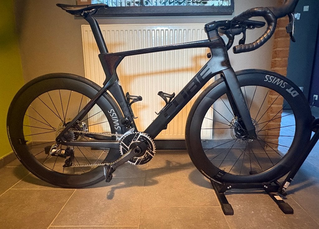 Cube litening c68x slt 56 avec capteur de puissance, Autres marques, Comme neuf, Enlèvement, 53 à 57 cm