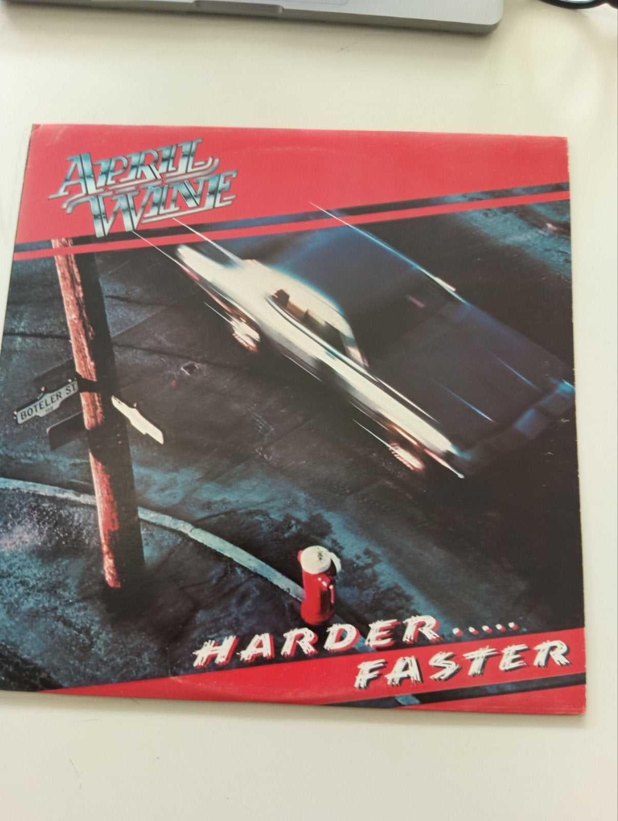 Lp April Wine "Harder.....Faster", Cd's en Dvd's, Vinyl | Hardrock en Metal, Ophalen of Verzenden, LP