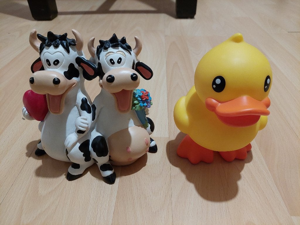 2 jolies tirelires, Collections, Enlèvement, Neuf, Autres matériaux, Animal