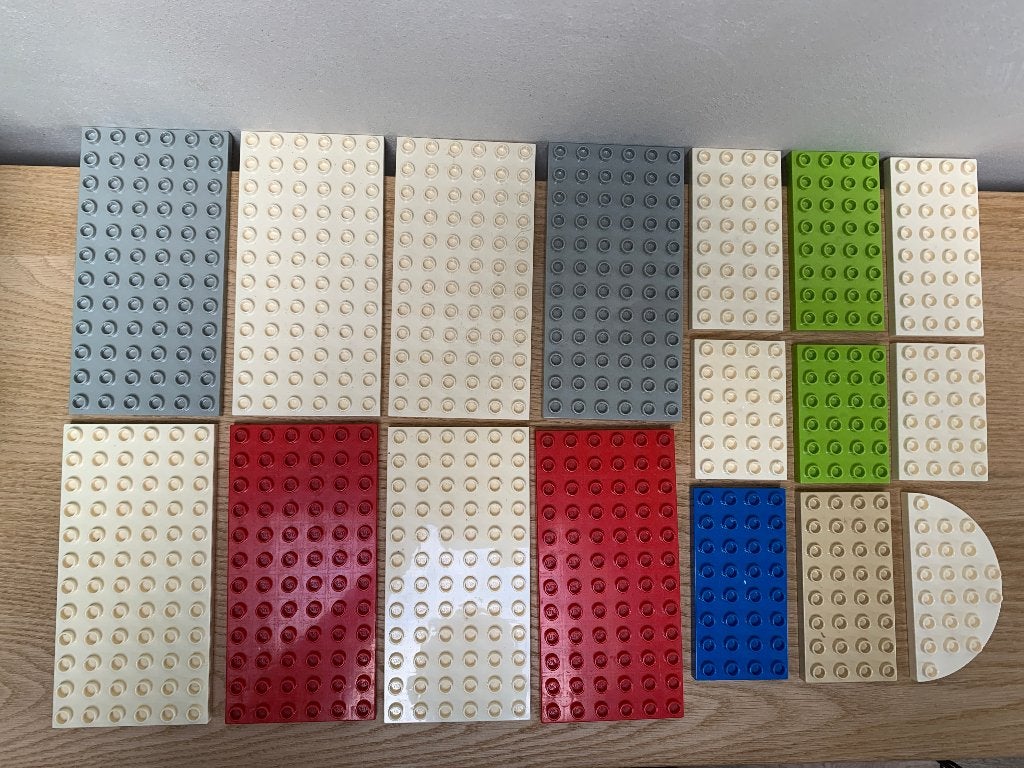 LEGO DUPLO: LOT GRONDPLATEN, Ophalen of Verzenden, Zo goed als nieuw, Grondplaat, Duplo