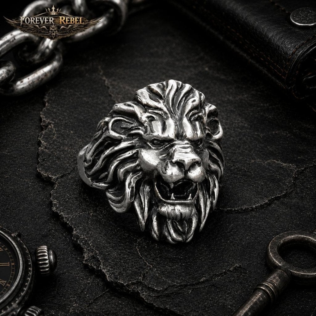 Viggo Lioncrest - 925 Zilver - Diverse Maten, Bijoux, Sacs & Beauté, Bagues, Neuf, Femme ou Homme, Argent, Argent, Envoi