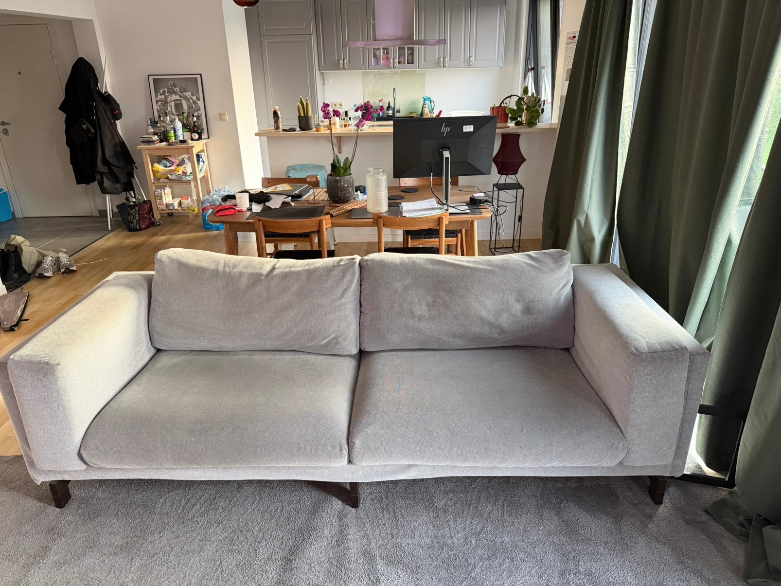 Canapé/Bank Ikea « Nockeby », 250 à 300 cm, Enlèvement, Utilisé, Scandinave