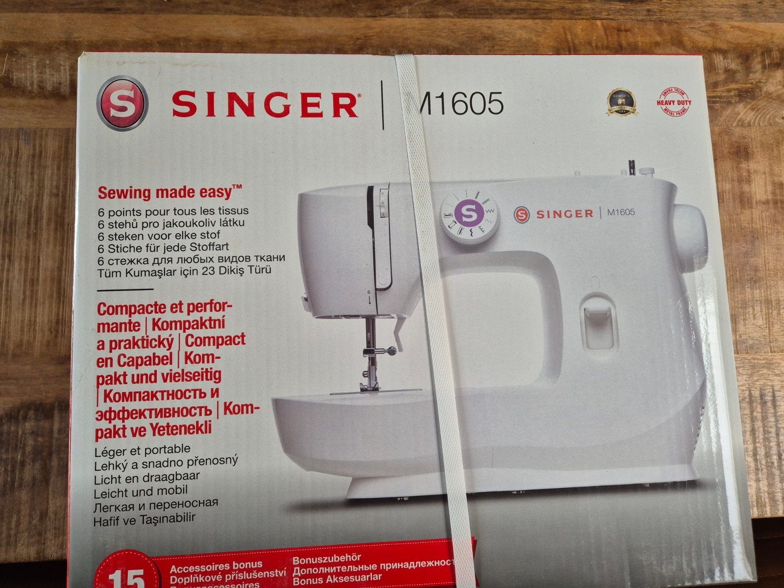 Singer M1605 naaimachine  - nieuw en origineel verzegeld., Hobby en Vrije tijd, Ophalen, Nieuw, Naaimachine, Singer