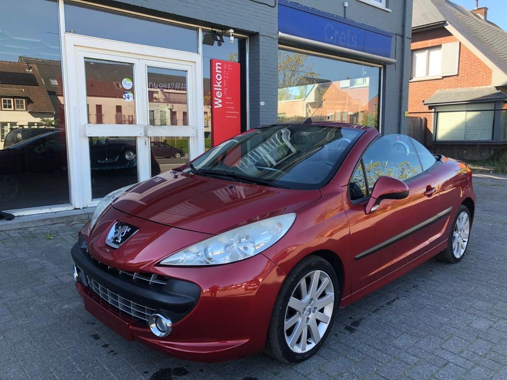 Peugeot 207 CC — 1.6 essence Bj 2008 80000km, Autos, Entreprise, Cabriolet, Boîte manuelle, Noir