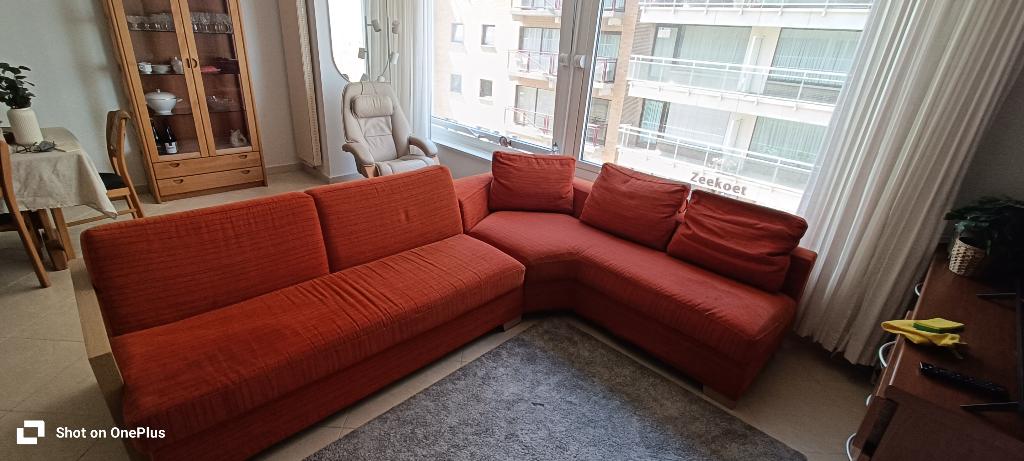 hoeksalon met slaapbank, Huis en Inrichting, Zetels | Zetels, Ophalen, Gebruikt, 150 tot 200 cm, Hoekbank