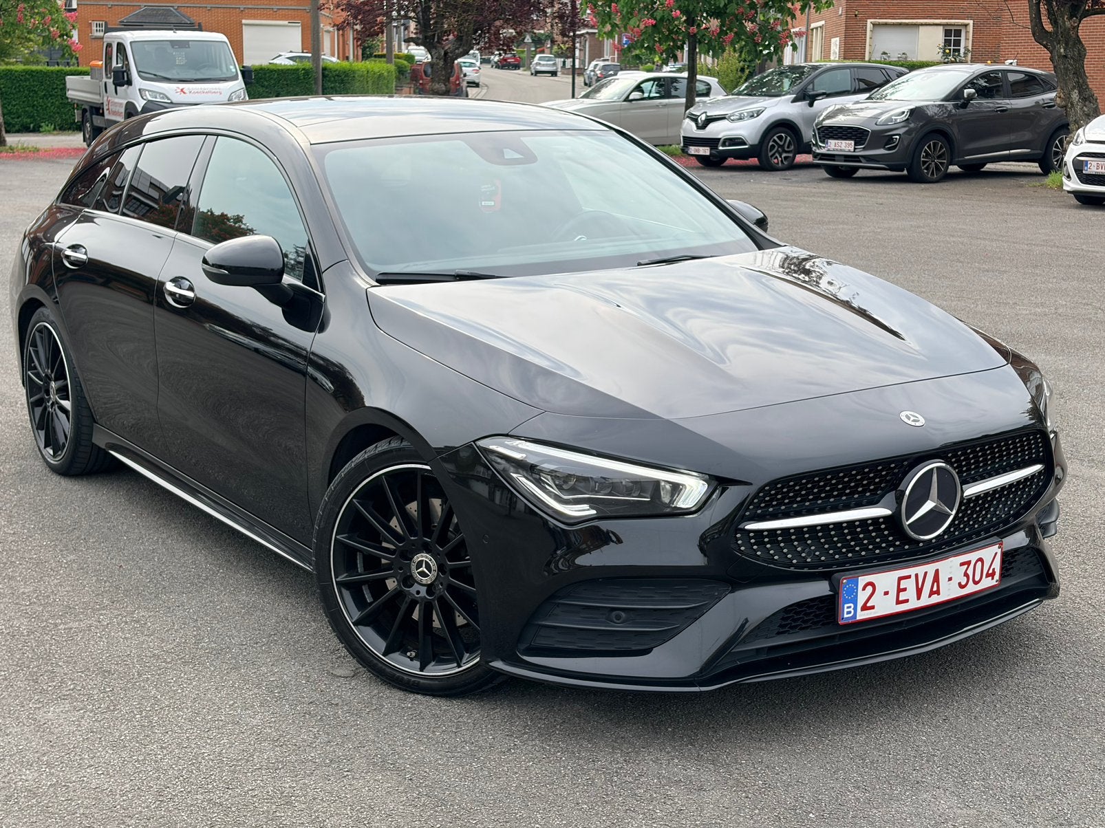 Mercedes cla 200d pack amg 2021 autoversnellingsbak * FULL*, Auto's, Mercedes-Benz, 4 cilinders, Zwart, Leder, 5 deurs
