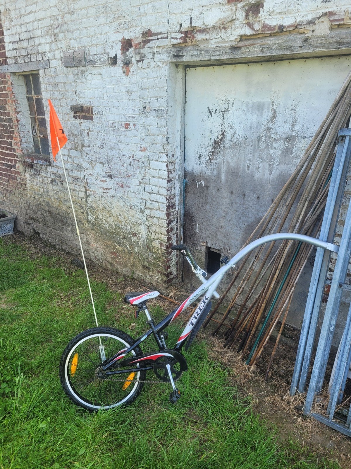 Aanhangfiets, Enlèvement, Vélo suiveur