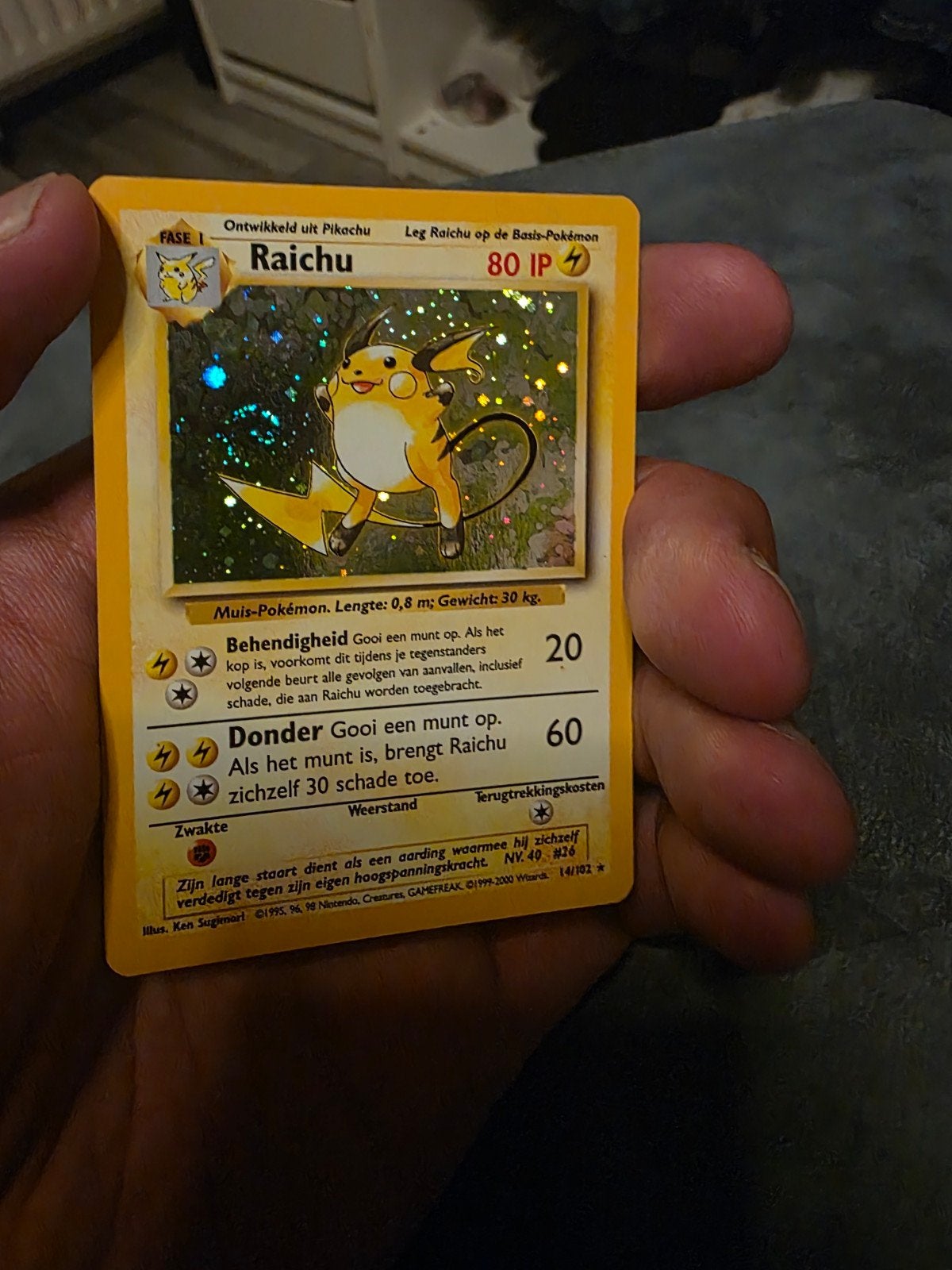 Raichu base set., Ophalen of Verzenden