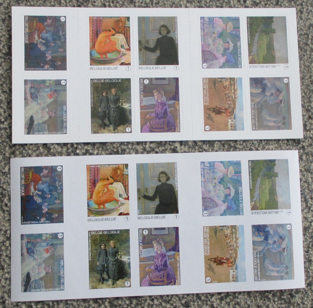 1 boekje B138 théo van rysselberghe + soevenier blaadje, Frankeerzegel, Ophalen of Verzenden, Zonder stempel, Postfris