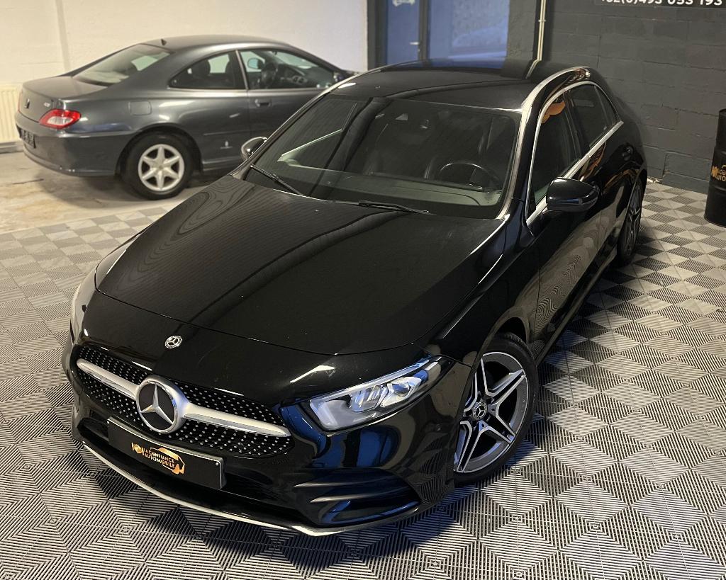 Mercedes-Benz A200d B.Auto 1e eigenaarsgarantie 12 maanden, Auto's, 4 cilinders, Startonderbreker, Leder en Stof, Zwart