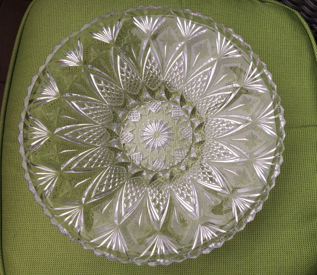 Glazen schotel, Ophalen of Verzenden, Zo goed als nieuw, Glas, Schaal of Schalen