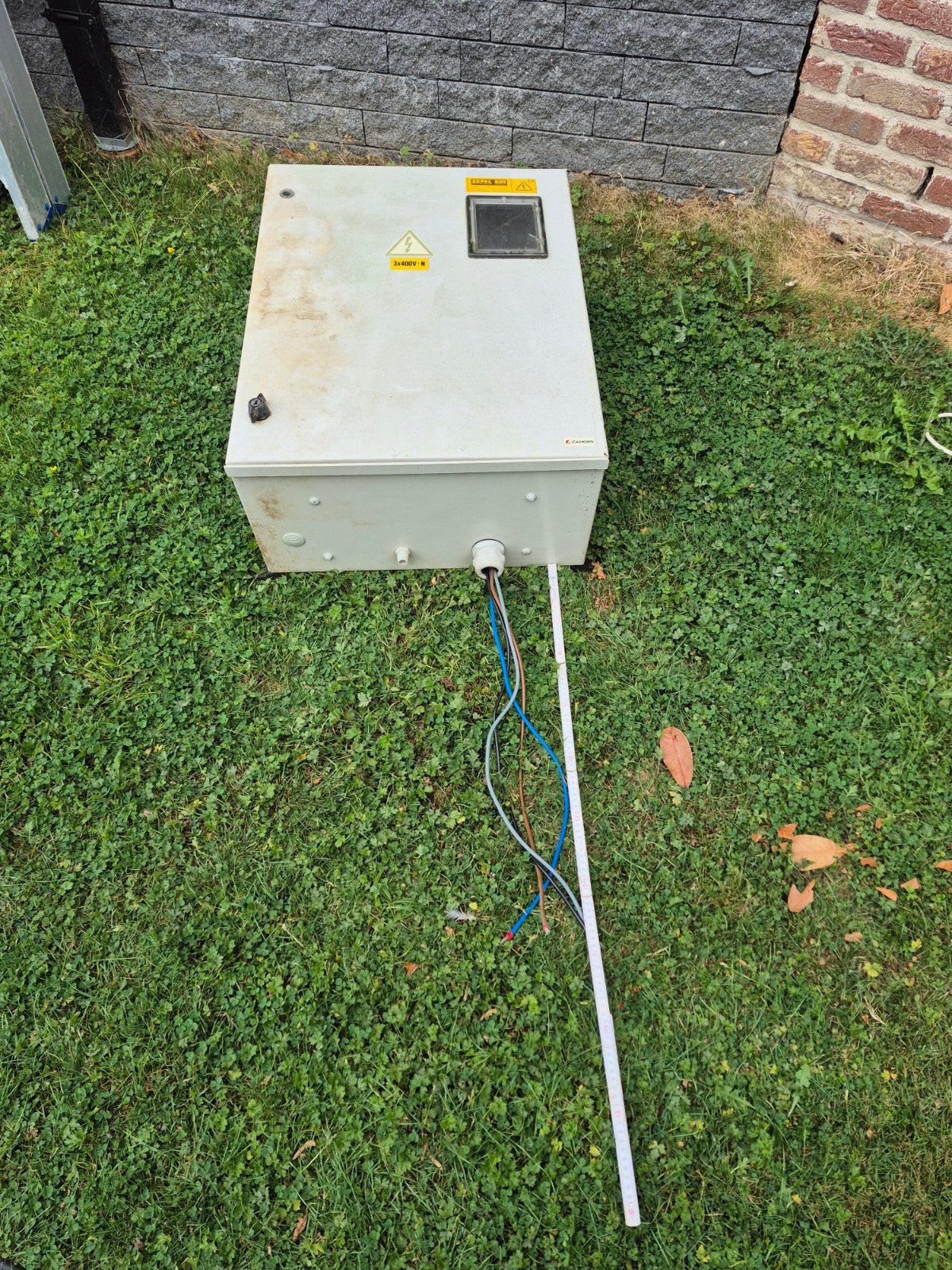 Coffret électrique, Enlèvement