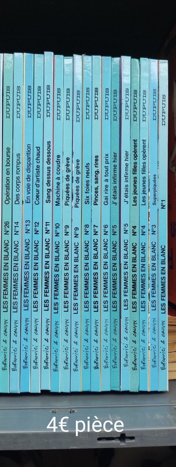 bd femmes en blanc, Livres, Enlèvement ou Envoi, Comme neuf, Fiction populaire