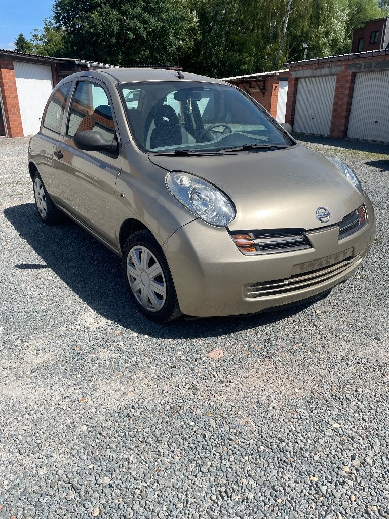 Nissan micra , benzine , gekeurd voor verkoop, Auto's, Nissan, Voorwielaandrijving, Leder en Stof, Beige, Micra