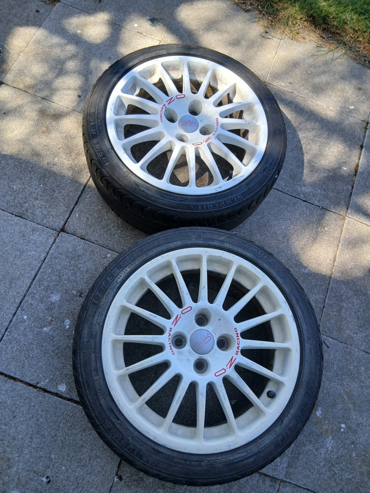 2x oz superturismo 16 inch 4x100, Auto-onderdelen, Banden en Velgen, Ophalen, Gebruikt, 16 inch, Banden en Velgen