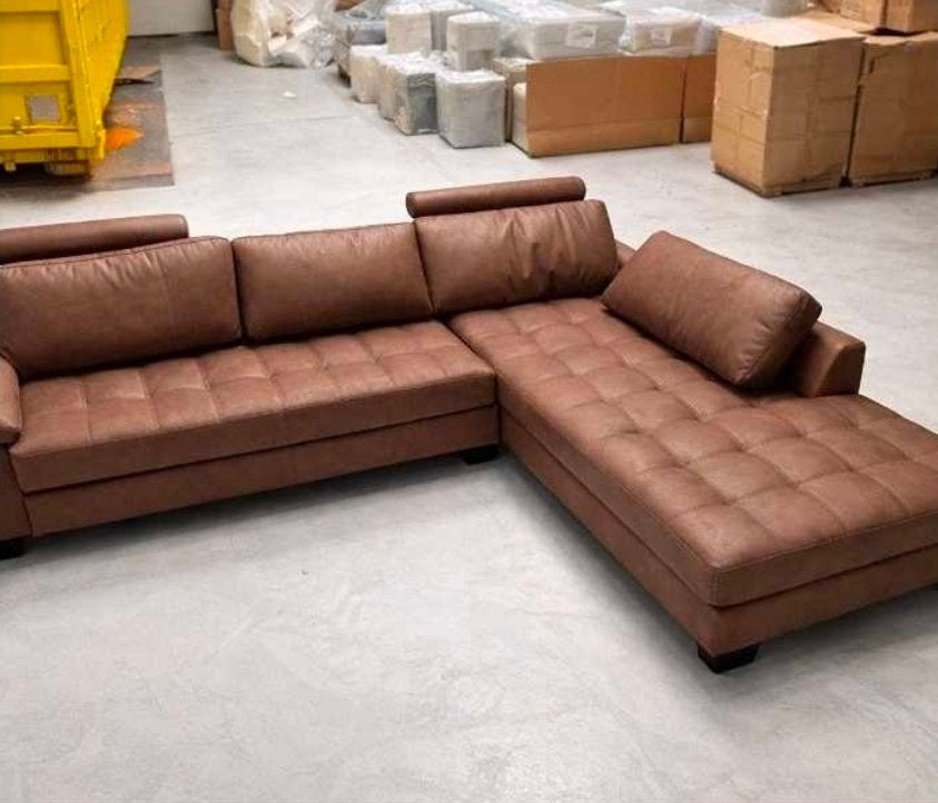 Fauteuil angle, Enlèvement ou Envoi, Neuf, Cuir, Moderne