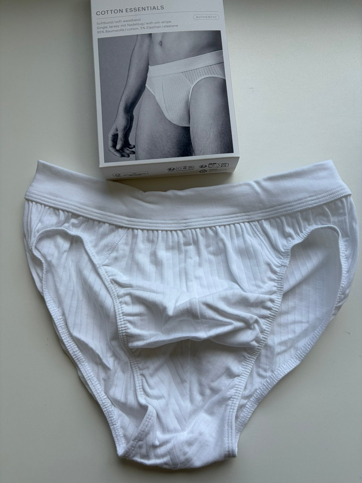 Schiesser Slip Rib Nieuw, Kleding | Heren, Ondergoed, Verzenden, Wit, Slip