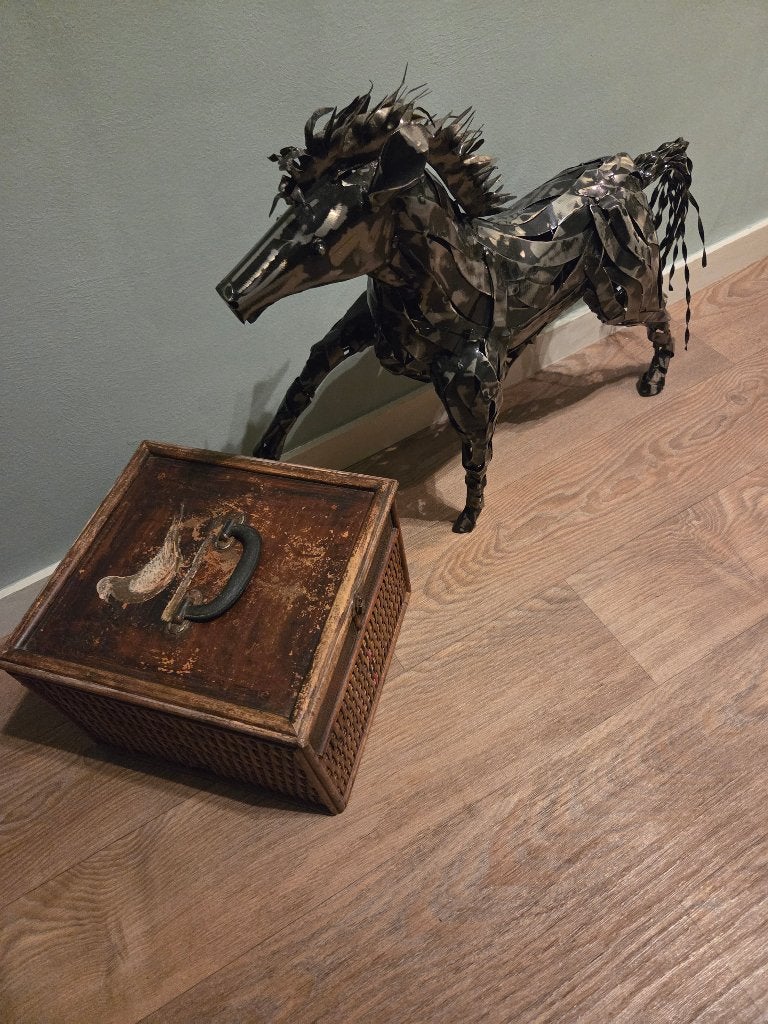 Antiek duiventil met orginele duif op geschilderd, Antiek en Kunst, Ophalen of Verzenden