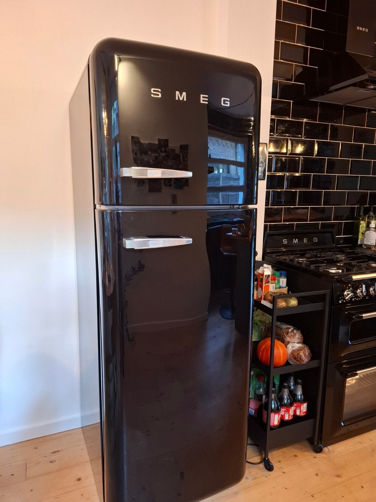 frigo koel vriescombinatie van smeg, Electroménager, Enlèvement, 45 à 60 cm, Avec compartiment congélateur, 160 cm ou plus